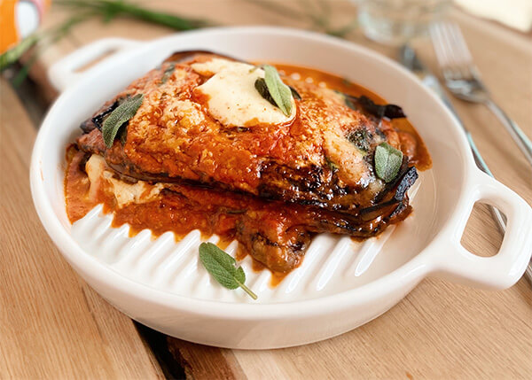 Aubergine Parmigiana