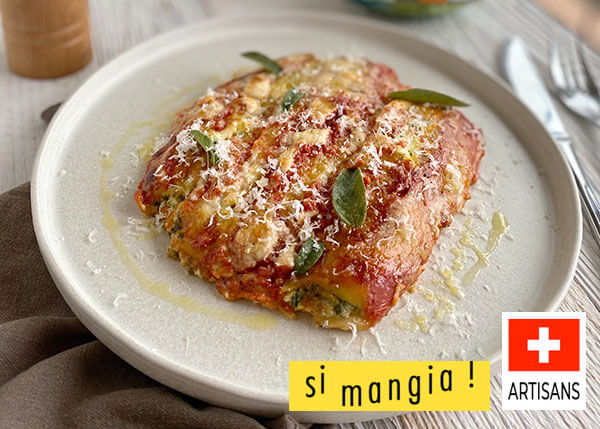 Cannelloni ricotta spinach