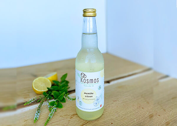 Kefir mit Minze und Zitrone 0 Zucker