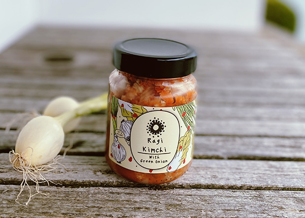 Kimchi mit Frühlingszwiebeln