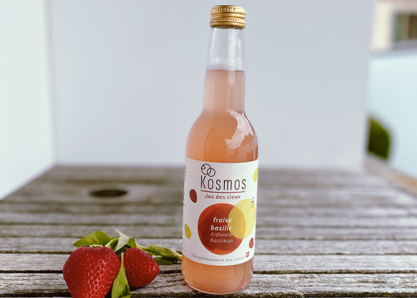 Kefir Erdbeer-Basilikum