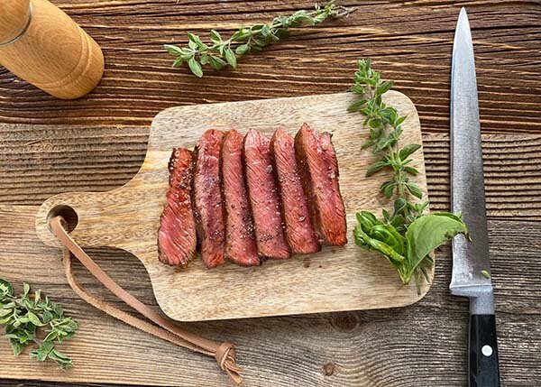 Marinierter Nierenzapfen