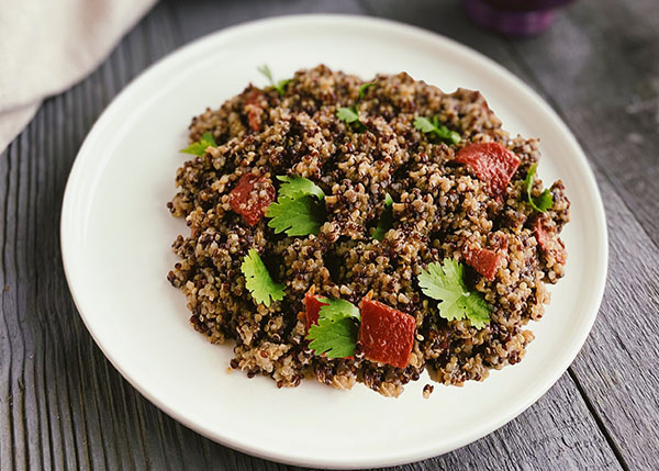 Quinoa, Limette und eingelegtes Gemüse, 3 Portionen