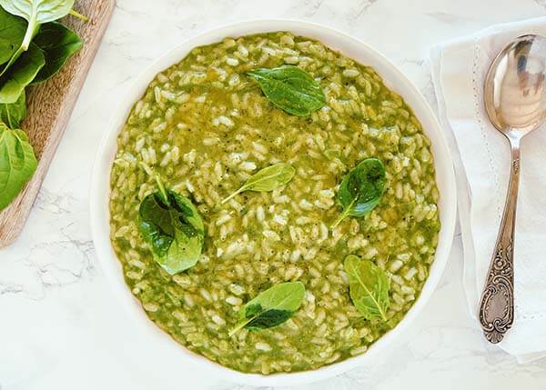 Spinat-Risotto