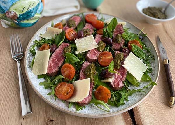 Tagliata vom Rind, Chimichurri-Sauce