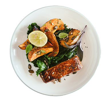 Delicious healthy meal