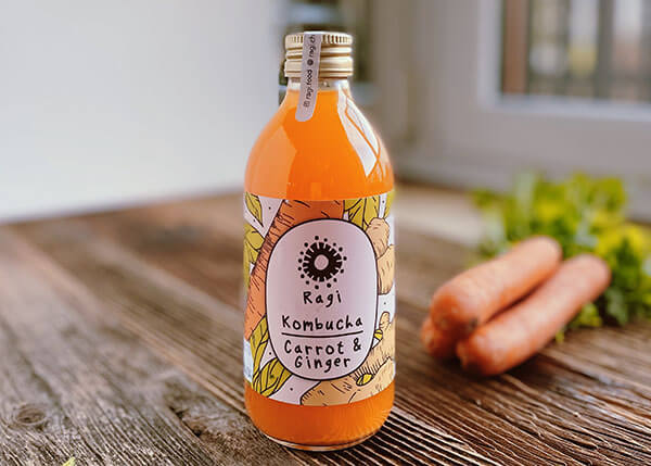 Kombucha Karotte-Ingwer