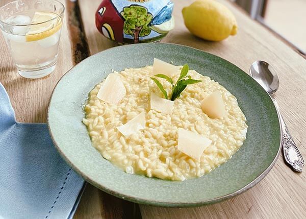Risotto au citron et pecorino