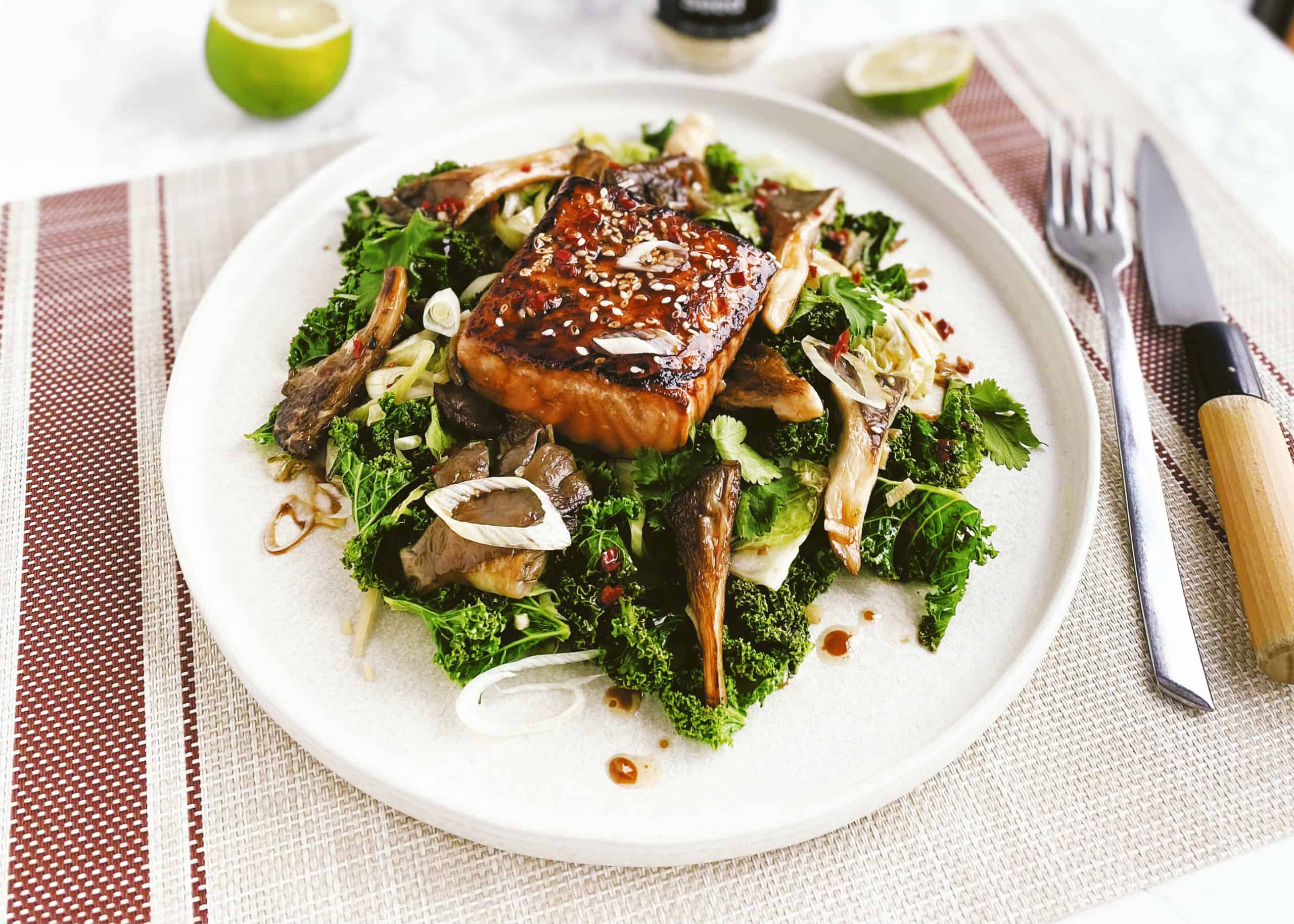 Teriyaki salmon